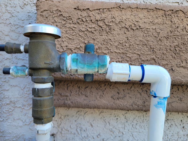 Backflow Preventer Installation detail